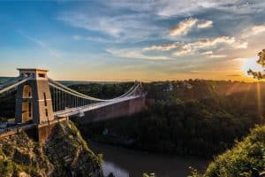 Bristol suspension bridge view