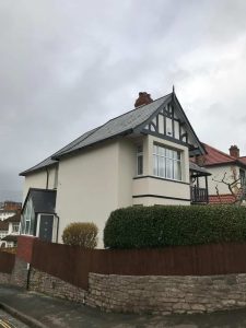 Example of property external wall render