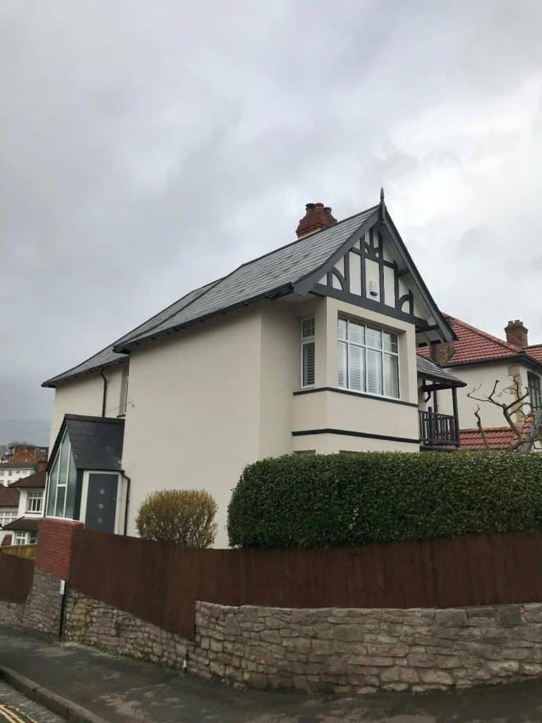Example of property external wall render